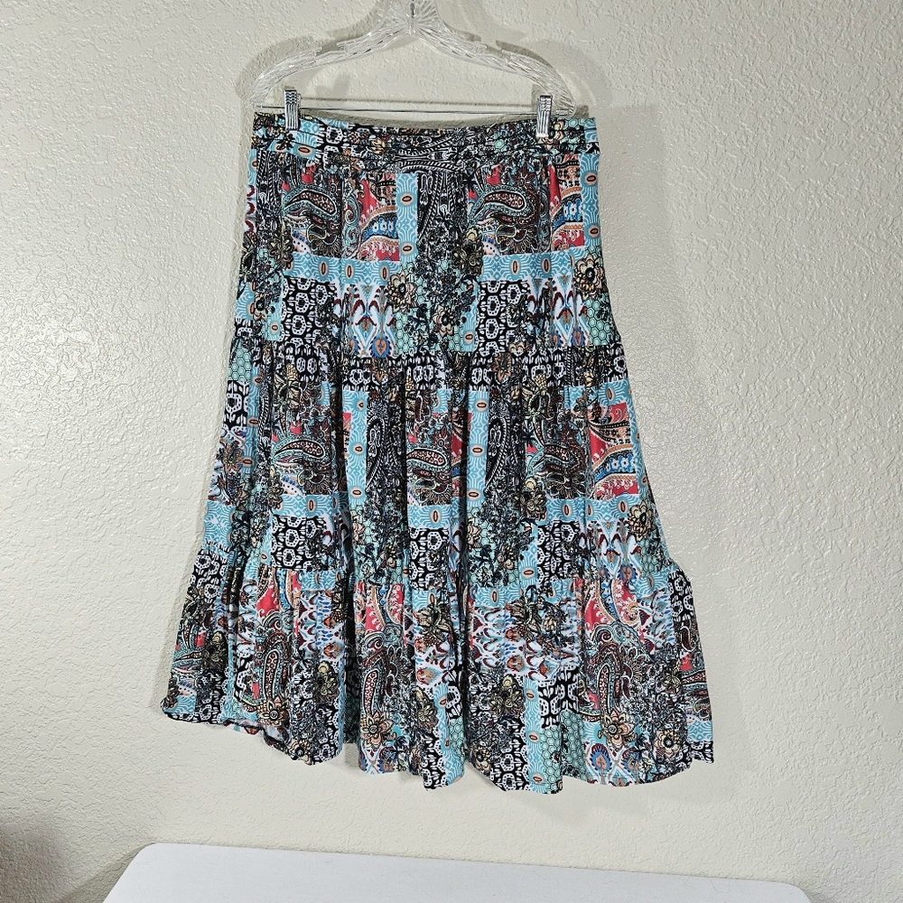 EST 1949 Bohemian Style Layered Skirt - Picture 4 of 14